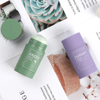 Dropshipping zielona herbata oczyszczająca solidna maska oczyszczająca glina Stick maska kontrola oleju pielęgnacja skóry Anti Acne usuń zaskórnika błotna maska 5